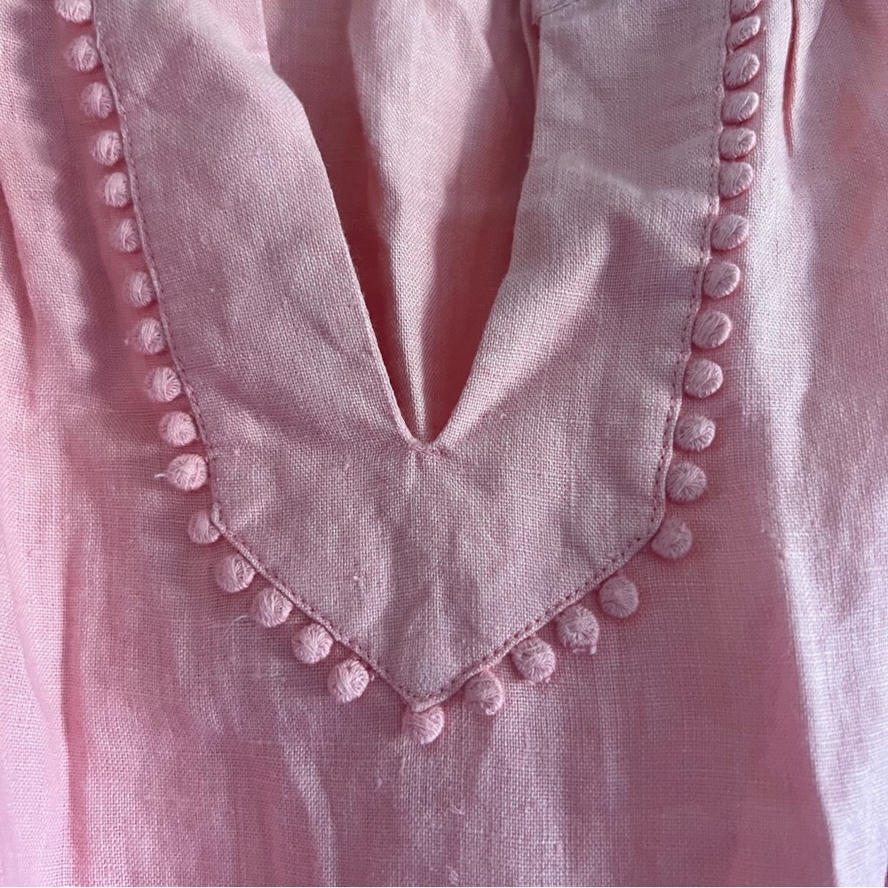 Pretty pink Crown and Ivy linen dress size Large. - Picture 4 of 10
